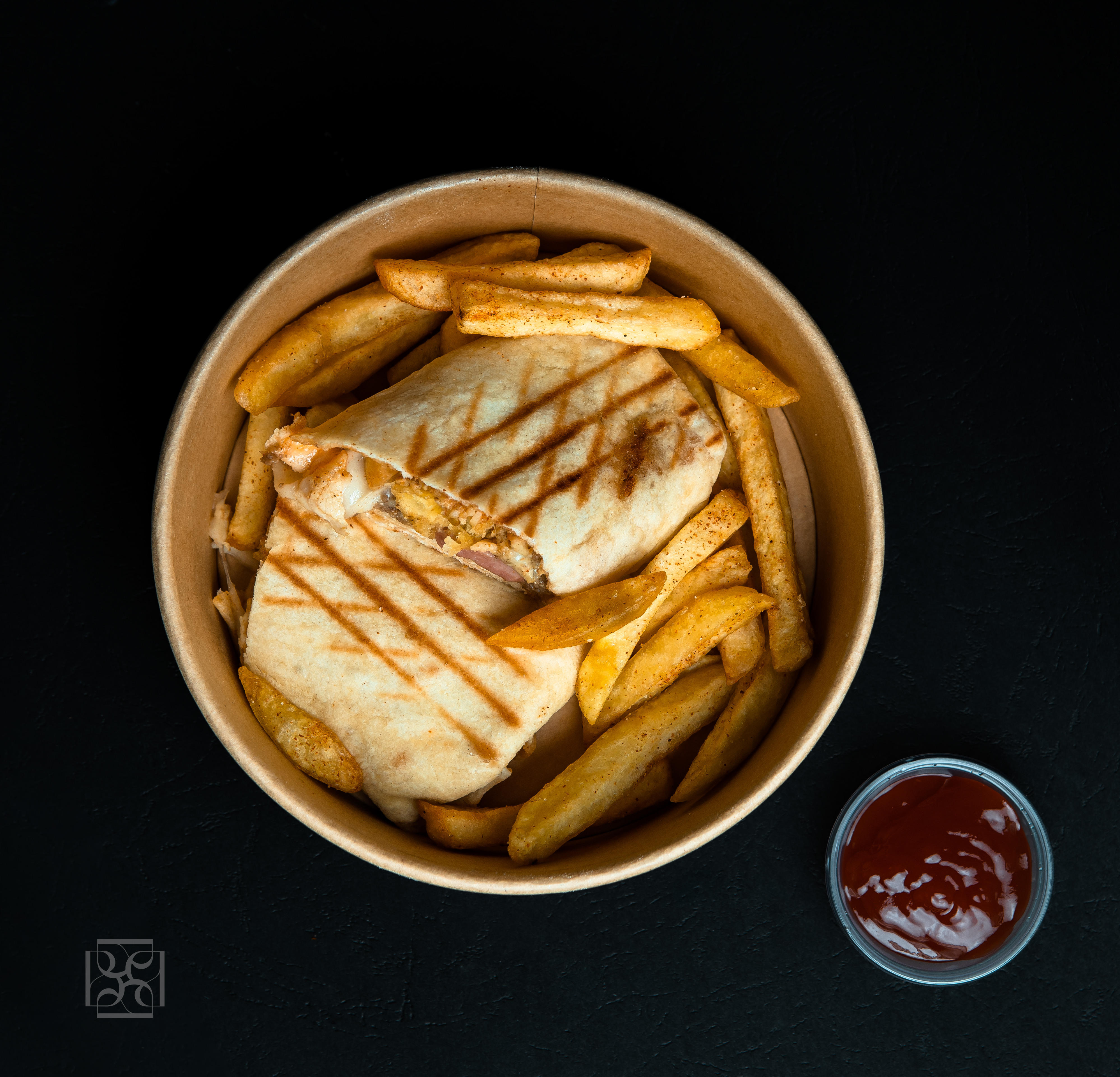 French Tacos - Signature dish with chicken, beef, or veggie options